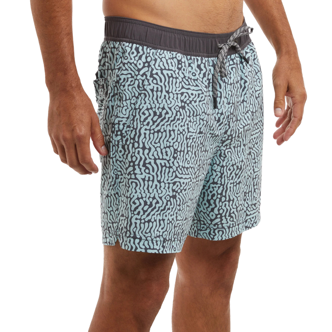 PELAGIC: LEIDAY ELASTIC LINED 17" SHORTS