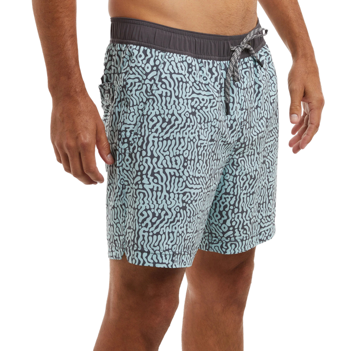 PELAGIC: LEIDAY ELASTIC LINED 17" SHORTS