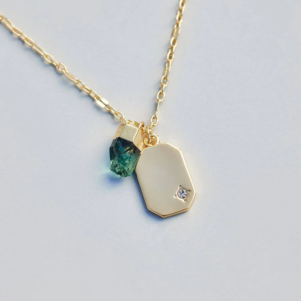 PURA VIDA EMERALD PENDANT