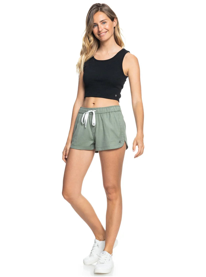 ROXY GOOD KEEPSAKE FITTED CROP TOP