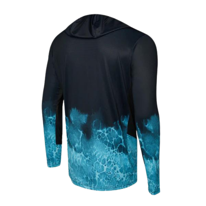 PELAGIC EXO-TECH RASHGUARD - PROP WASH TAHITI BLUE