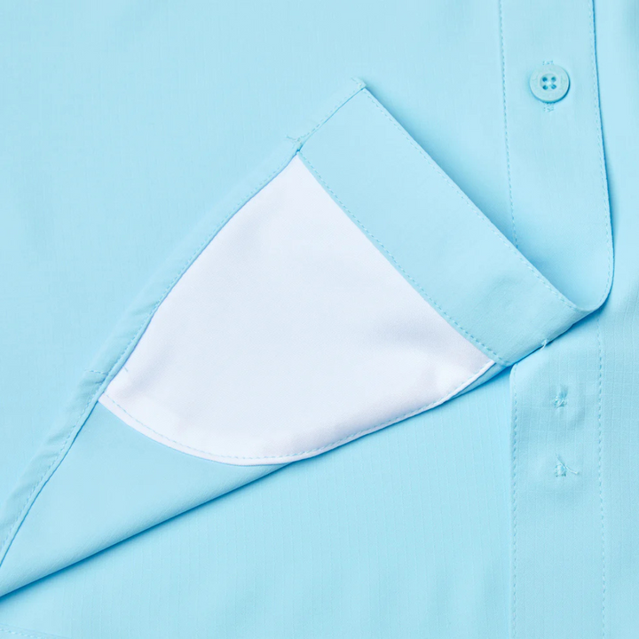 PELAGIC KEYS SS FISHING SHIRT - TAHITIAN BLUE