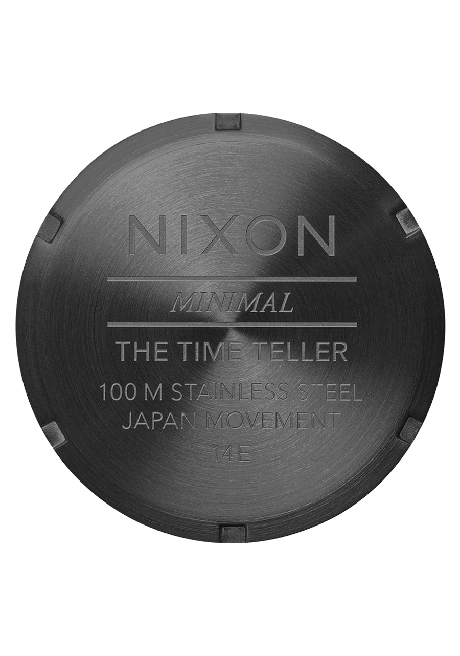 NIXON TIME TELLER - GUNMETAL/BLACKSUNRAY