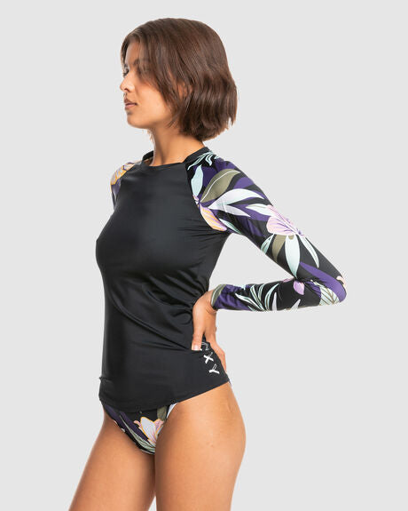 ROXY ACTIVE PRT LYCRA TOP