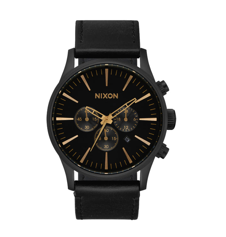 NIXON SENTRY CHRONO LEATHER