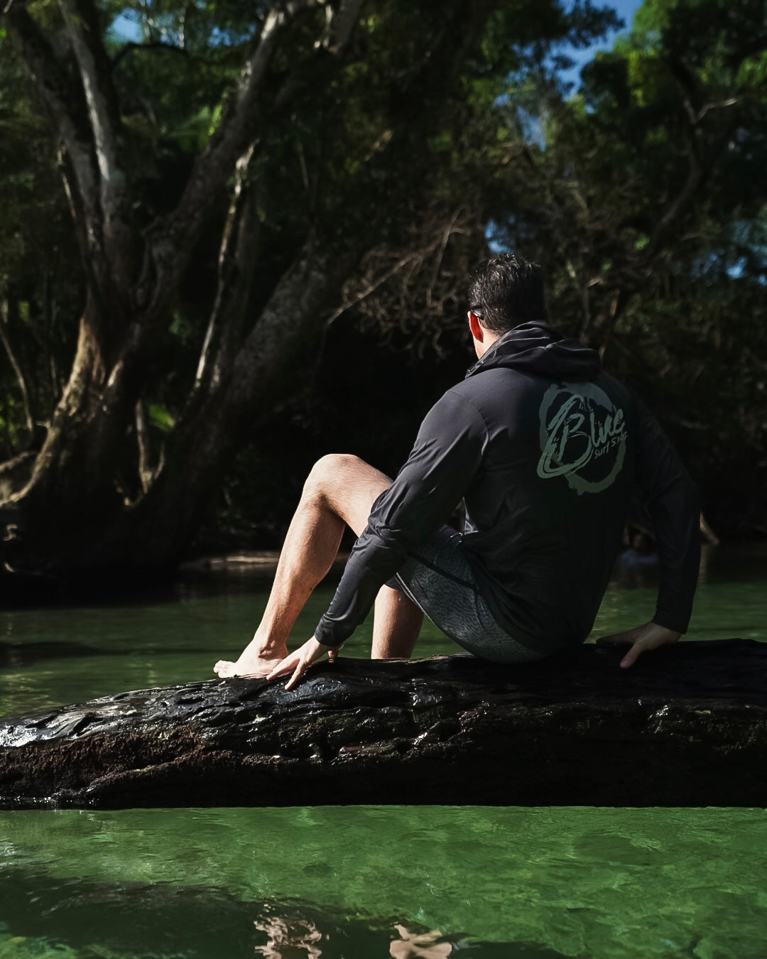 BLUE X PELAGIC EXO TECH RASHGUARD