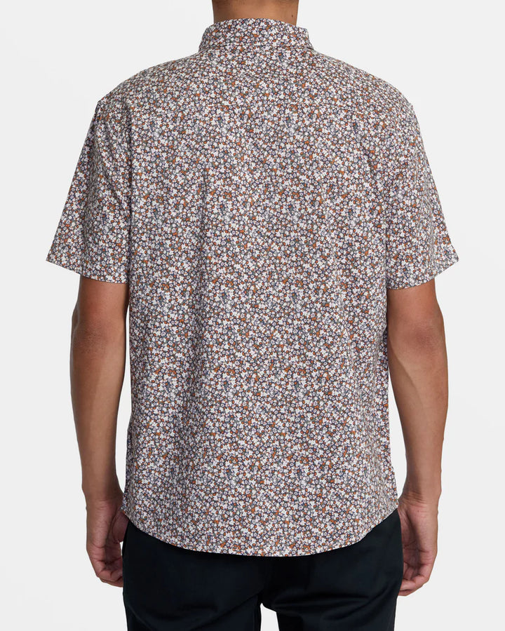 RVCA MICRO GARDEN SHORT SLEEVE WOVEN SHIRT