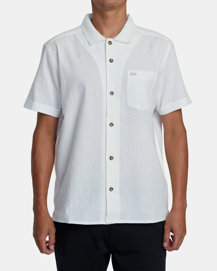 RVCA VACANCY SHORT SLEEVE WOVEN SHIRT