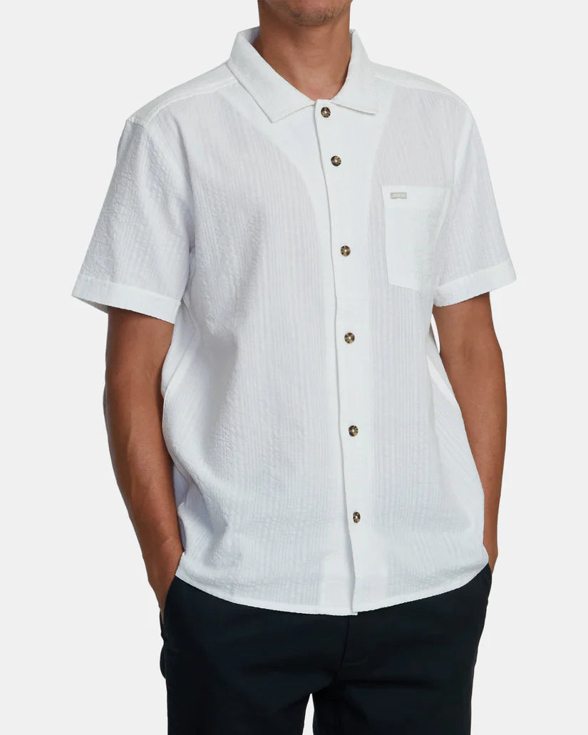 RVCA VACANCY SHORT SLEEVE WOVEN SHIRT