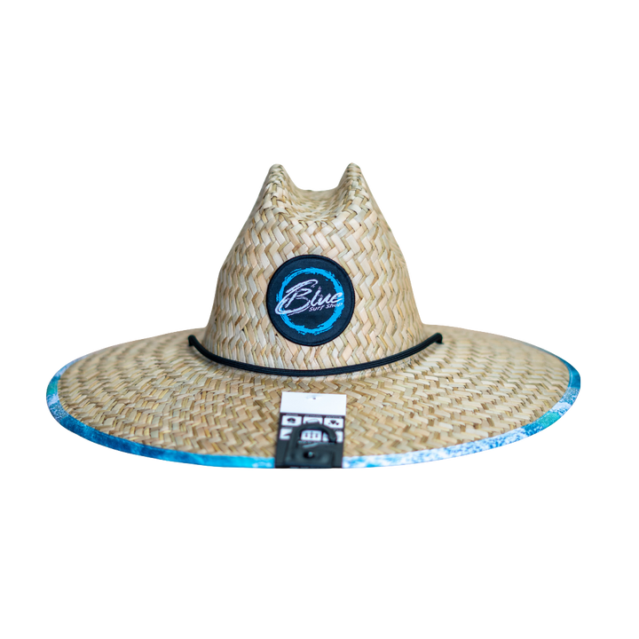 BLUE STRAW HAT