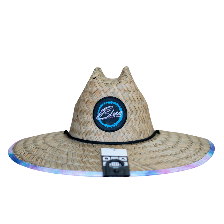 BLUE STRAW HAT