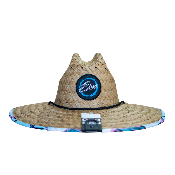 BLUE STRAW HAT