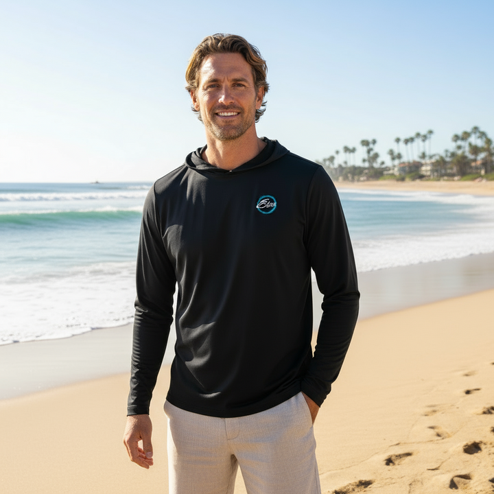 BLUE CAMPTON HOODED RASHGUARD