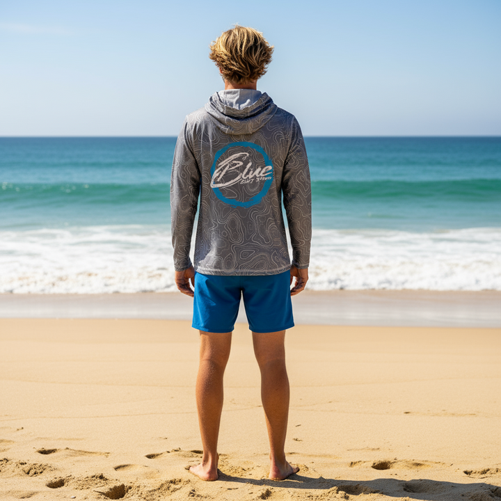 BLUE ULTRA BREATH RASHGUARD - TOPO CHARCOAL