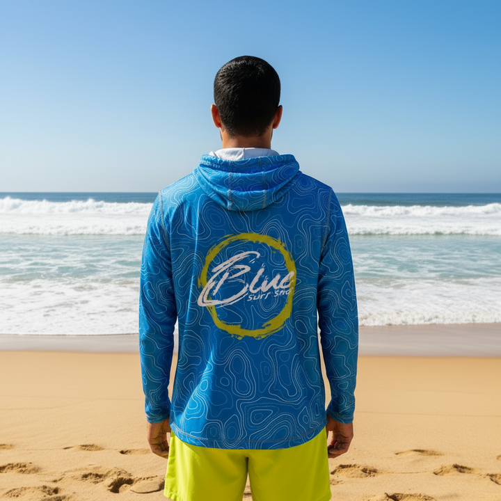 BLUE ULTRA BREATH RASHGUARD - TOPO AQUA