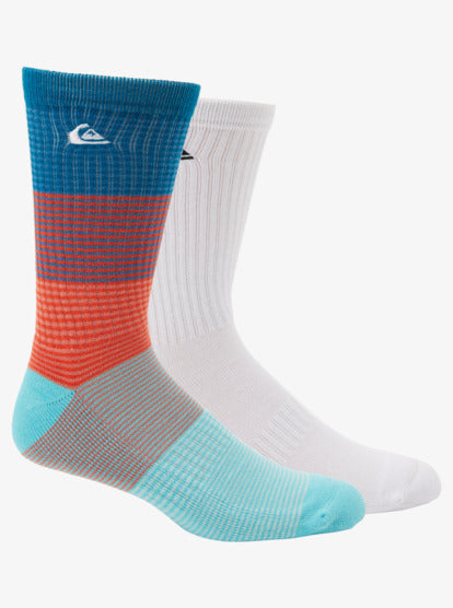 QUIKSILVER CREW SOCKS 2 PACK