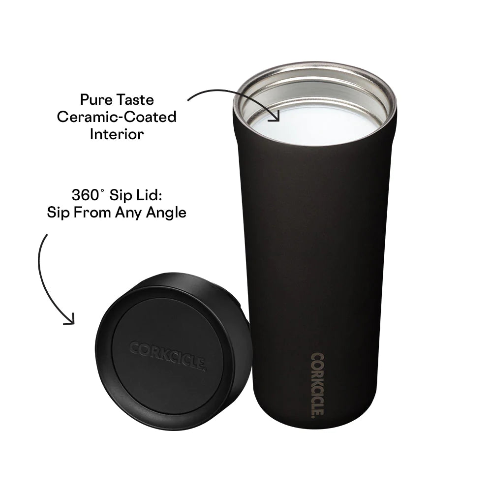 CORKCICLE COMMUTER CUP 17OZ - MATTE BLACK