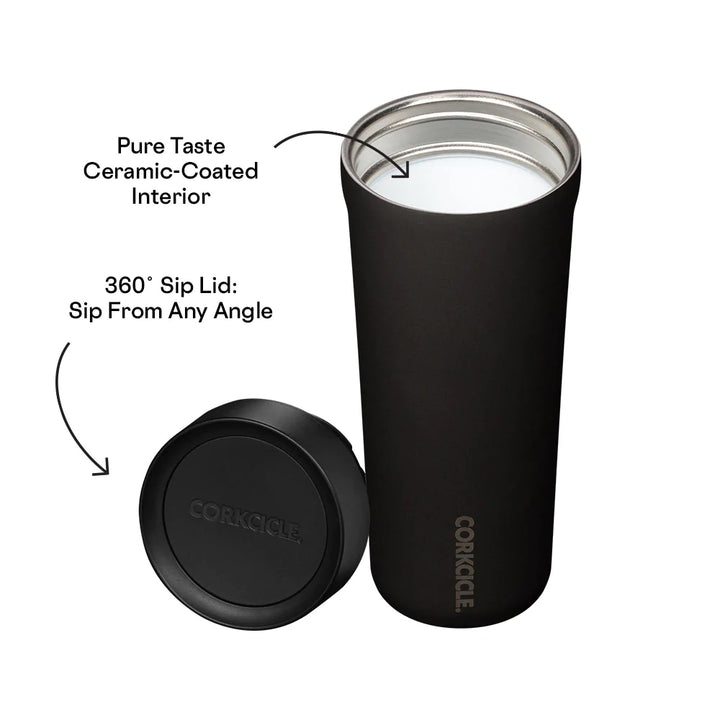 CORKCICLE COMMUTER CUP 17OZ - MATTE BLACK