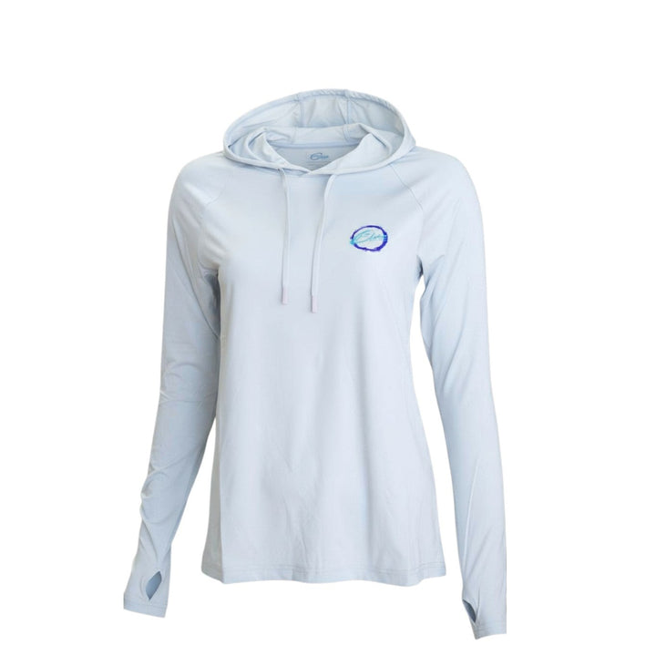 BLUE SYNC HOODED RASHGUARD