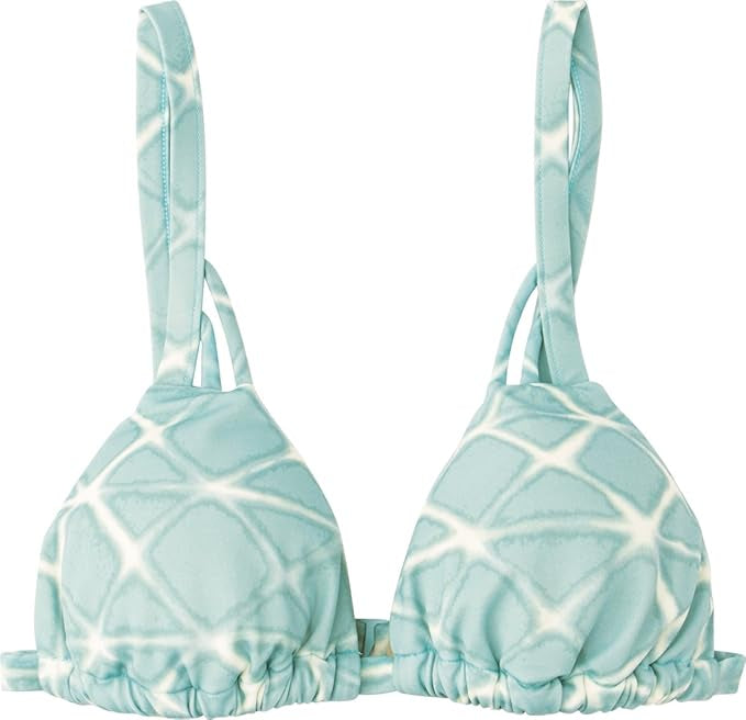 RVCA CRYSTALIZED TRIANGLE BIKINI TOP