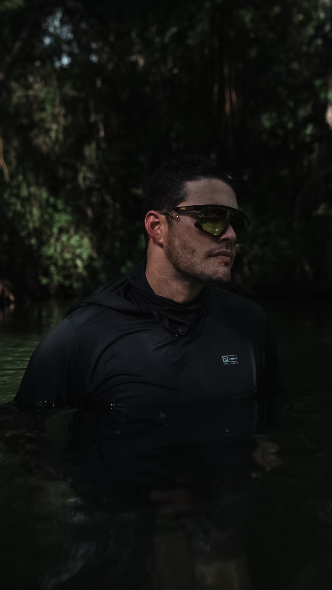 BLUE X PELAGIC EXO TECH RASHGUARD