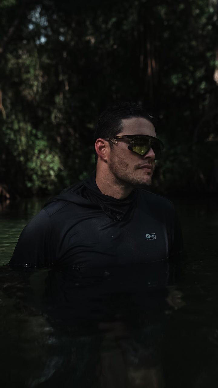 BLUE X PELAGIC EXO TECH RASHGUARD