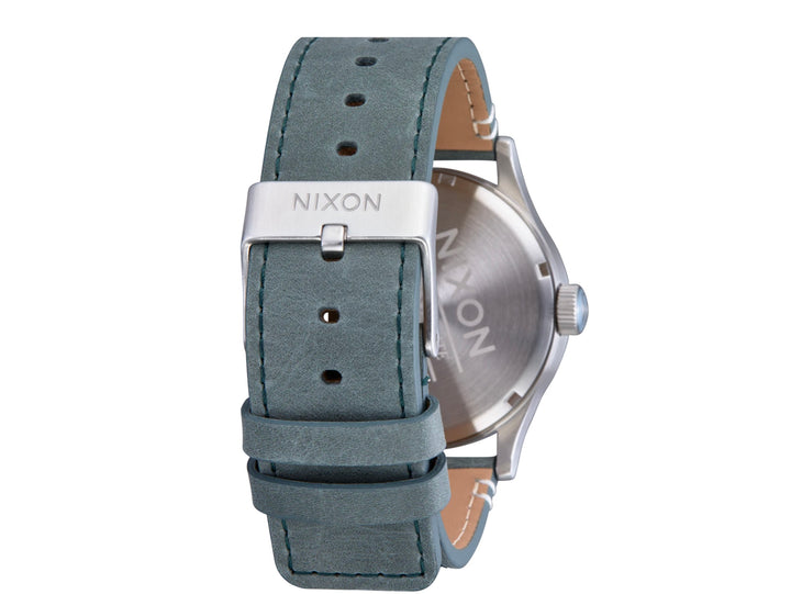 NIXON SENTRY LEATHER DUSTY BLUE