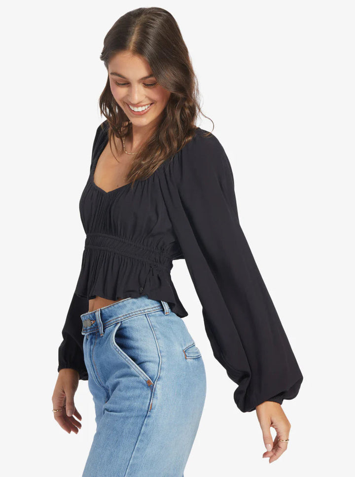 ROXY COOL WINDS WOVEN TOP