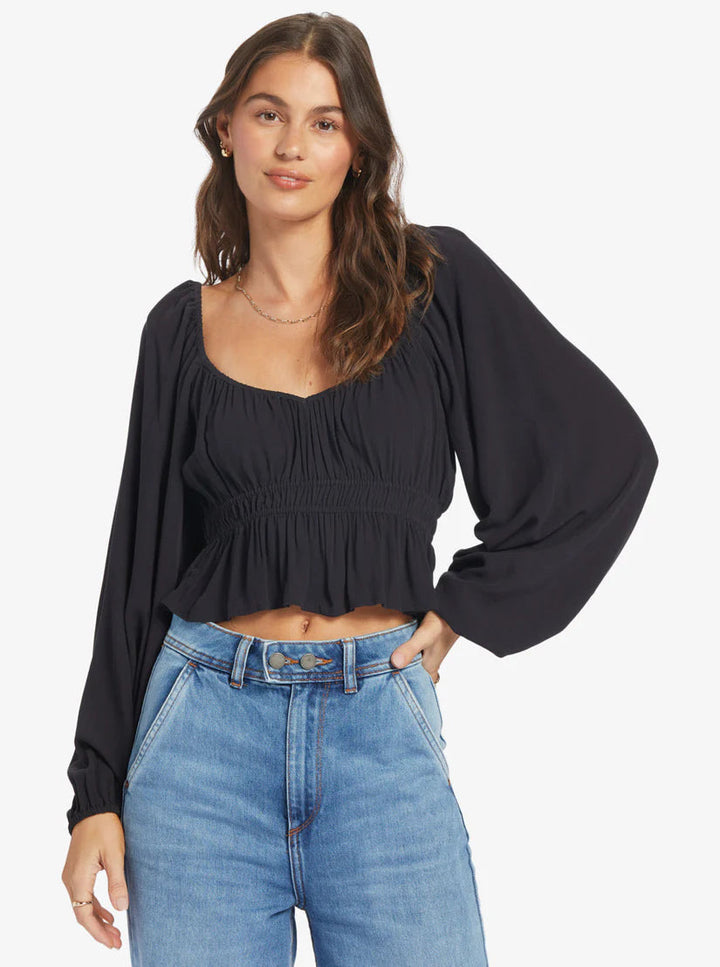 ROXY COOL WINDS WOVEN TOP