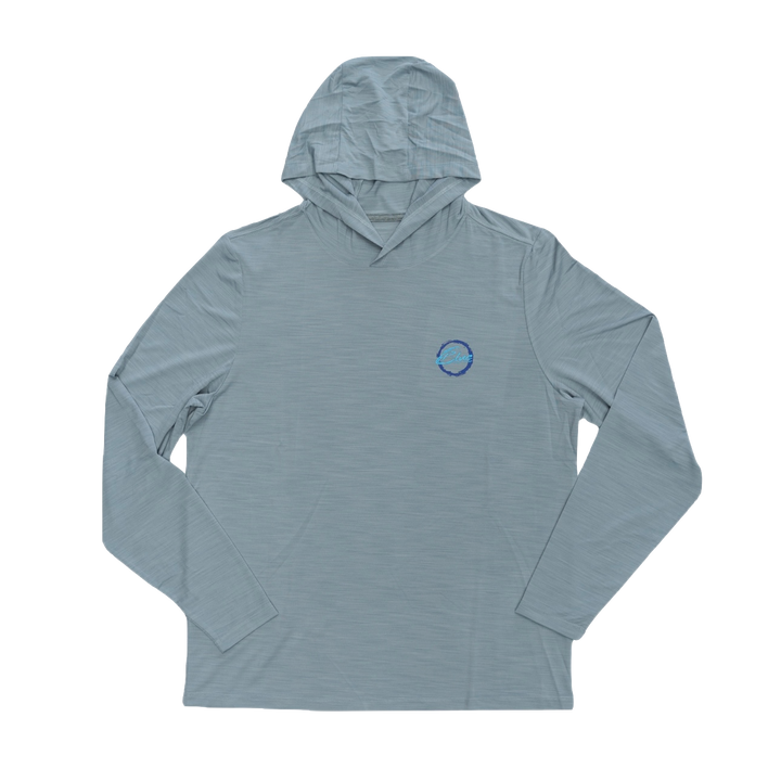 BLUE RASHGUARD HOODIE ACTIVE