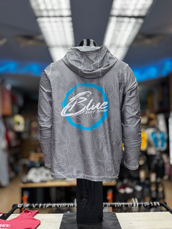 BLUE ULTRA BREATH RASHGUARD - TOPO CHARCOAL
