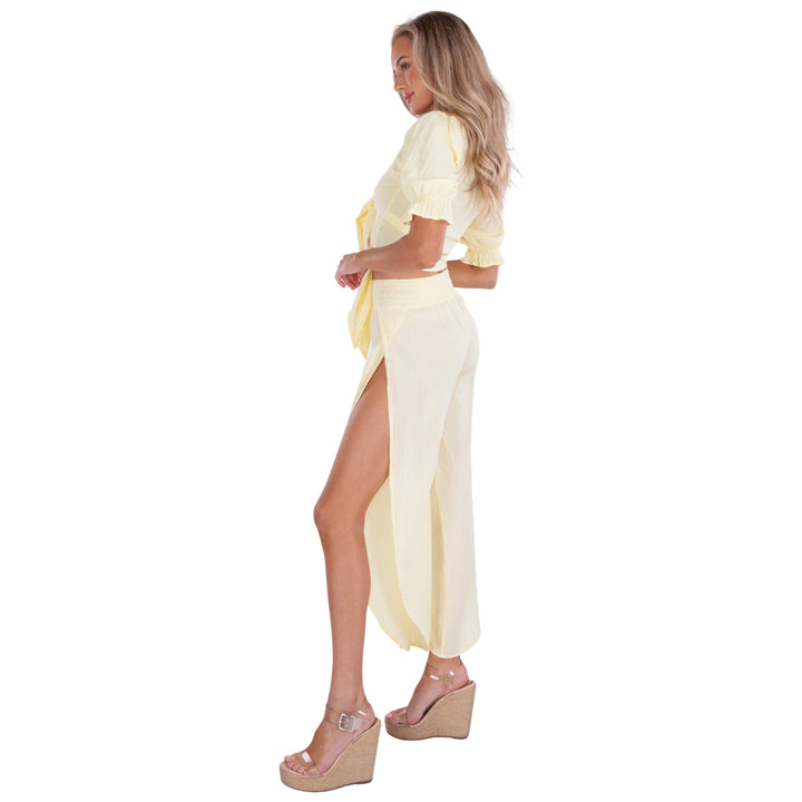 SEASPICE  BABY YELLOW COTTON TOP