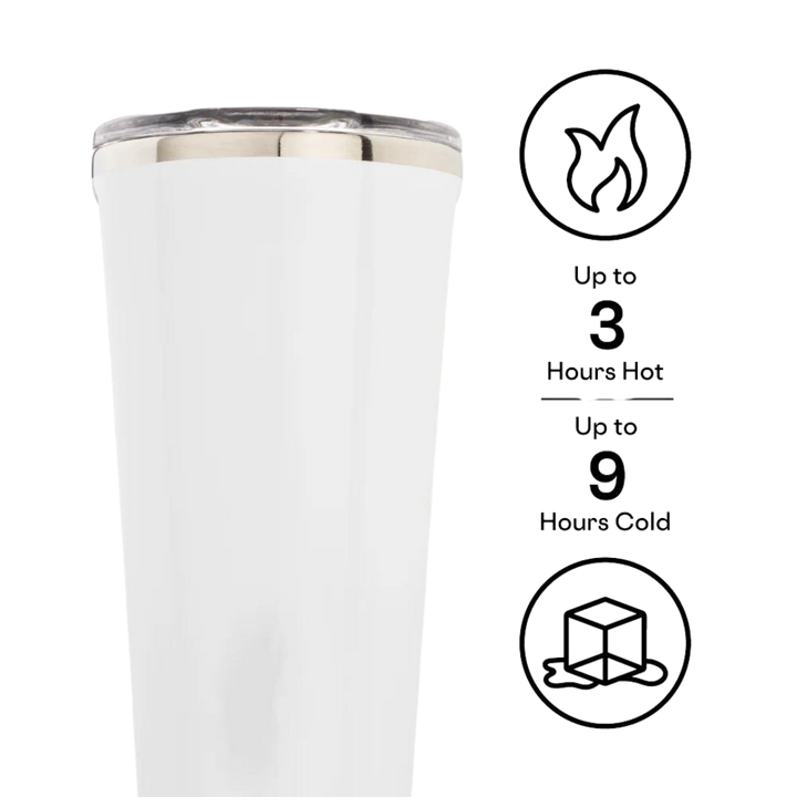 CORKCICLE CLASSIC TUMBLER 16OZ - GLOSS WHITE