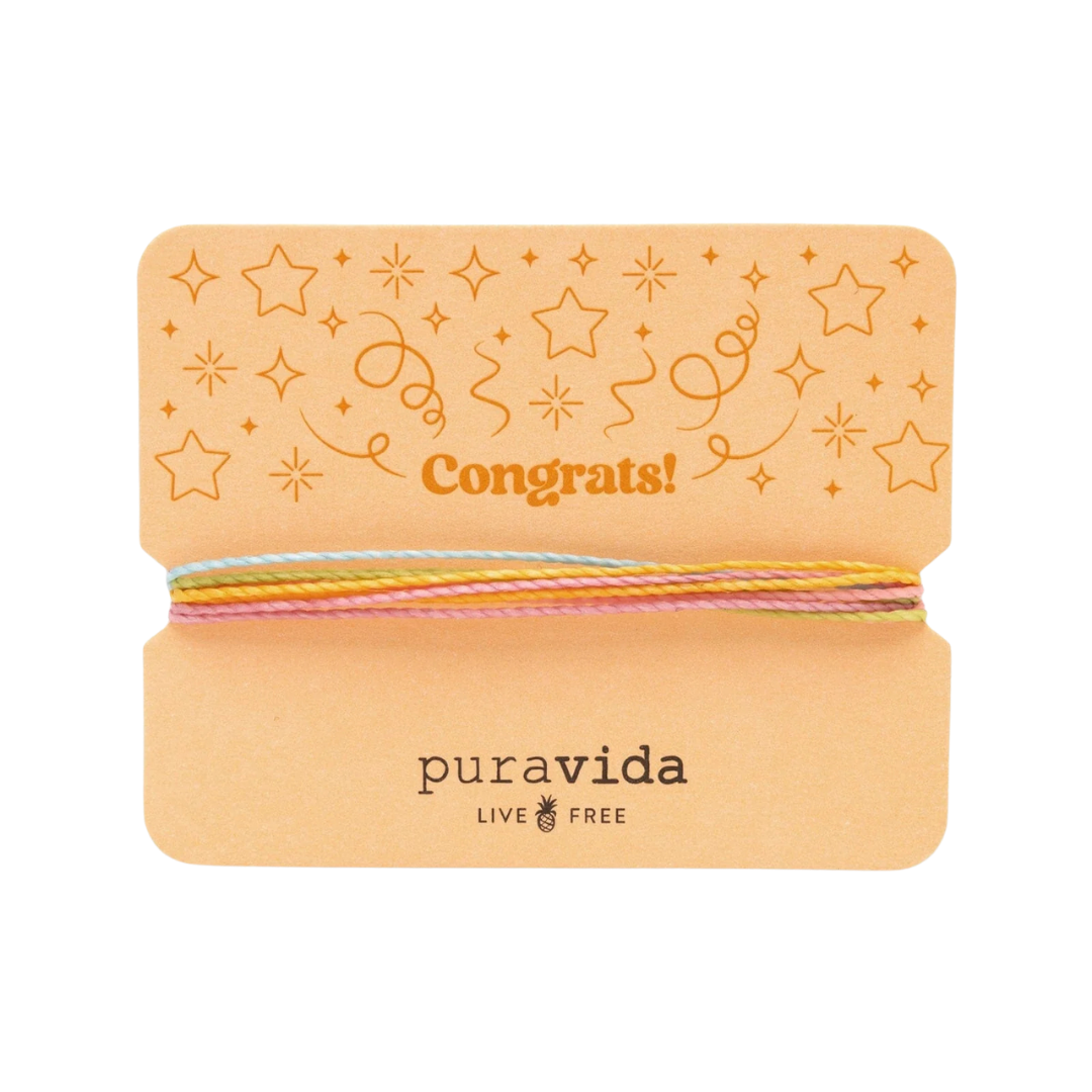 PURA VIDA CONGRATS BRACELET