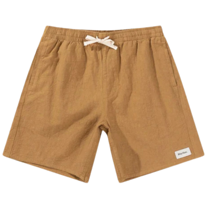 RHYTHM TEXTURED LINEN JAM SHORT
