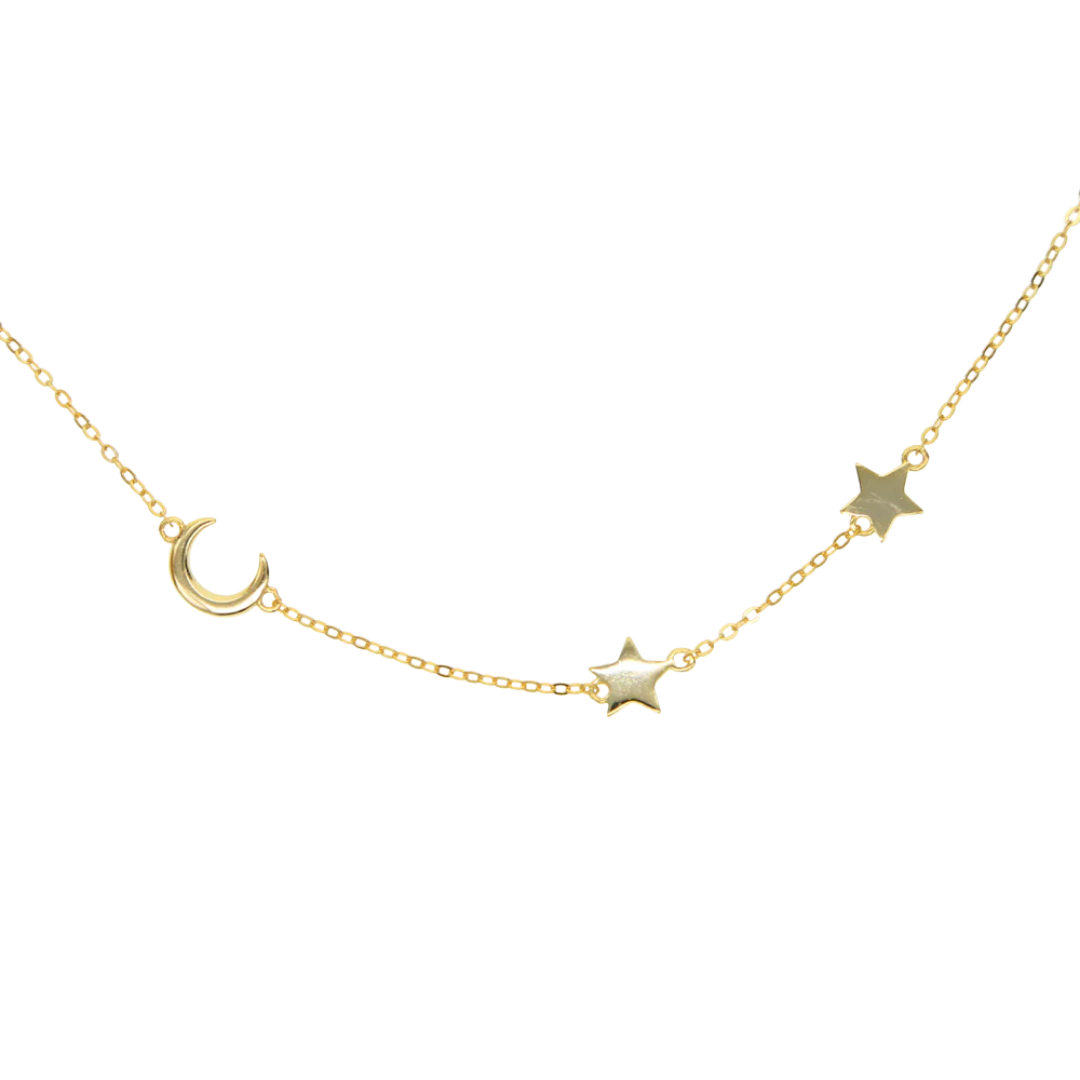 SALTY CALI TO THE MOON & BACK NECKLACE