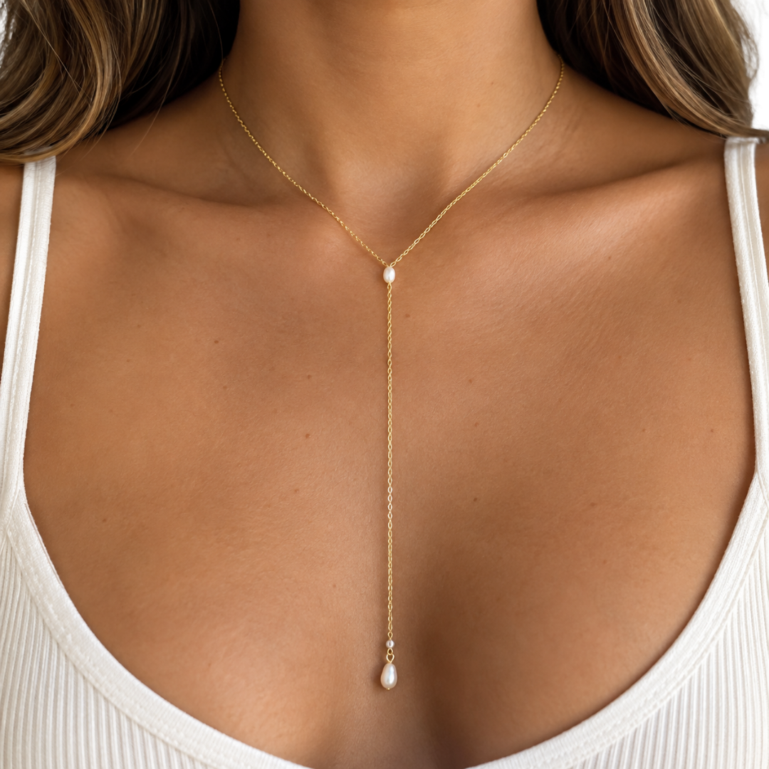 SALTY CALI HAVANNA PEARL NECKLACE