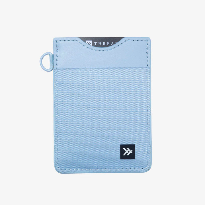 THREAD VERTICAL WALLET - LIGHT BLUE