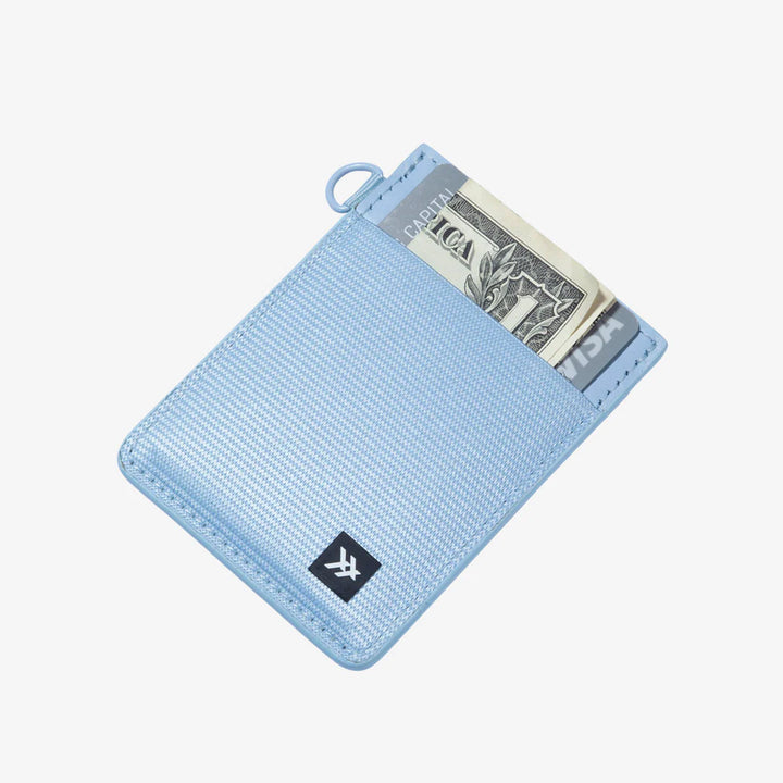 THREAD VERTICAL WALLET - LIGHT BLUE