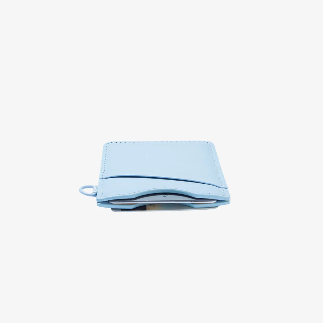 THREAD VERTICAL WALLET - LIGHT BLUE