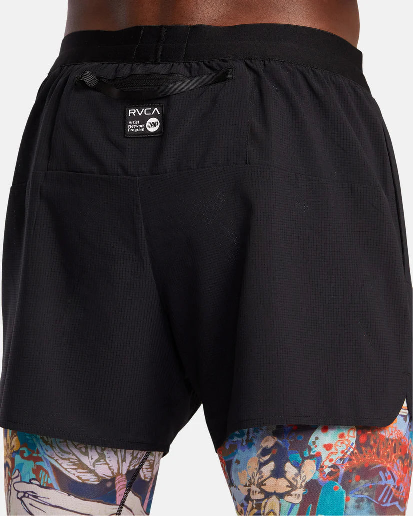 RVCA SAGE VAUGHN RUNNER SHORT