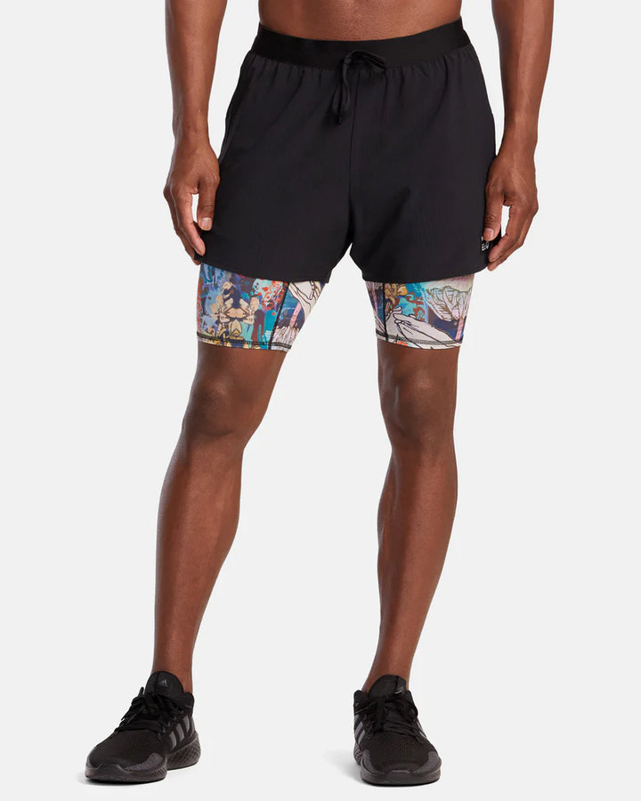 RVCA SAGE VAUGHN RUNNER SHORT