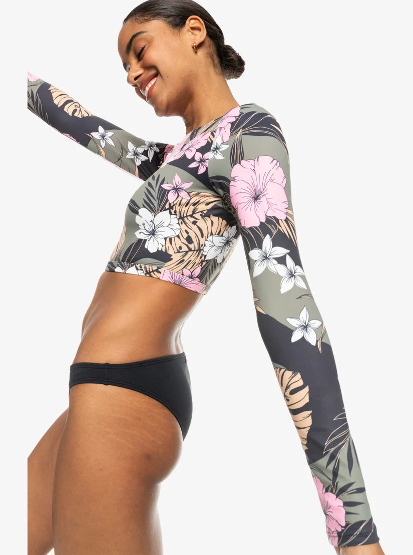 ROXY PRO NOSE RIDE CROPPED RASHGUARD