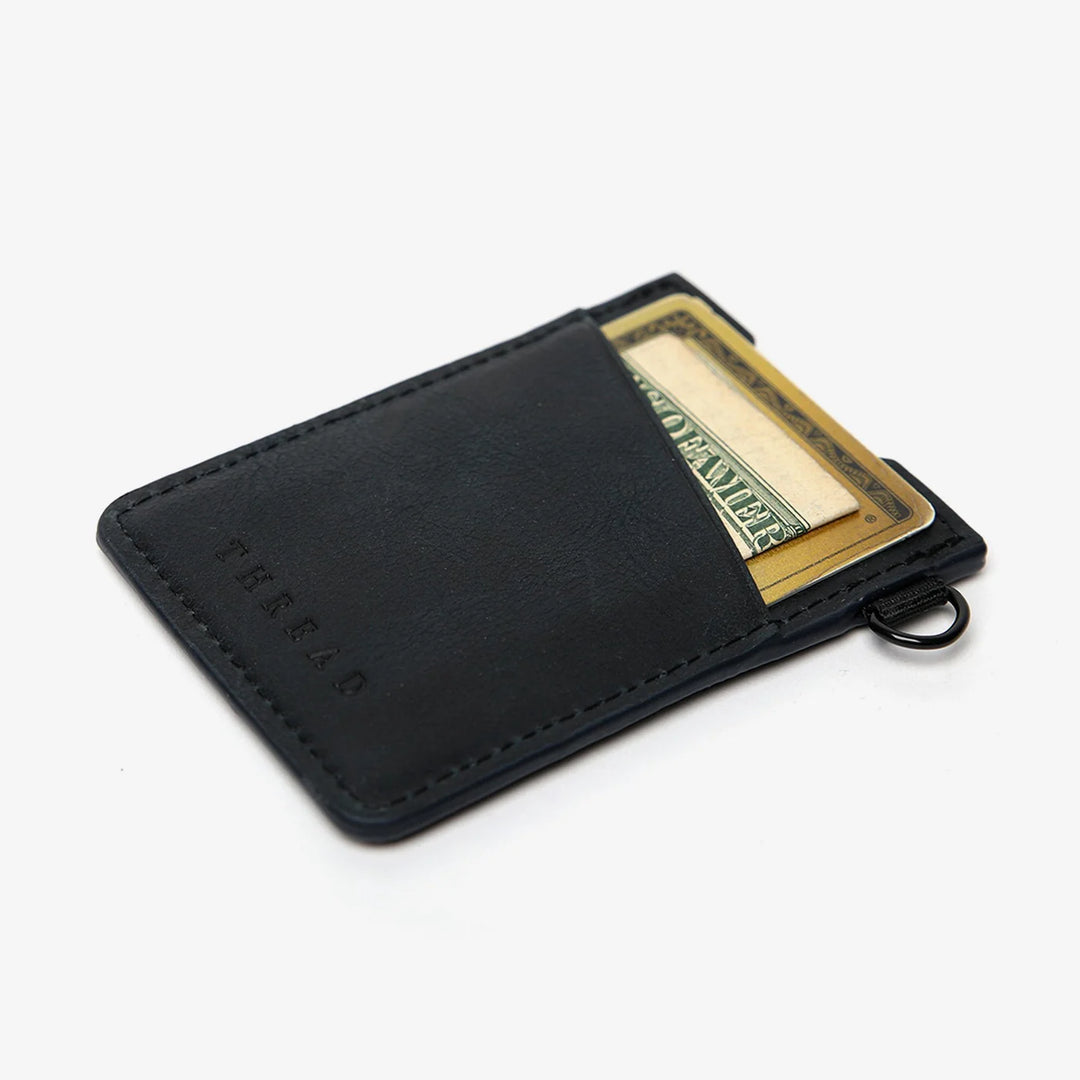 THREAD VERTICAL WALLET - BLACK